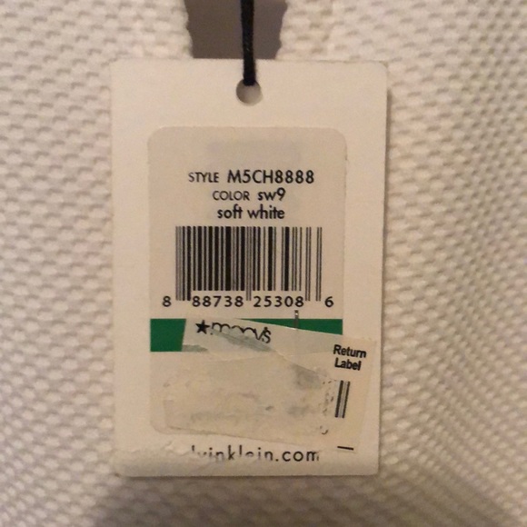 Nwt calvin klein top white L - Picture 4 of 4